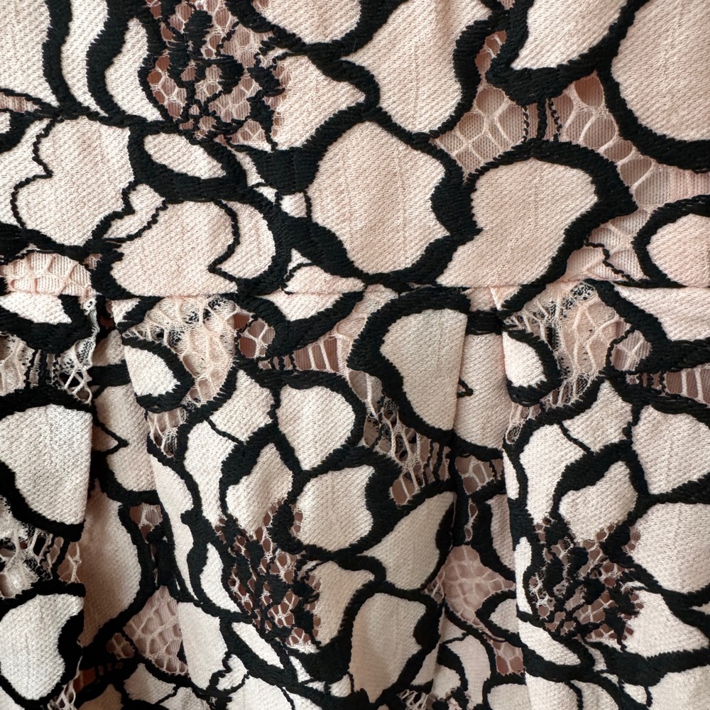 NWT ULTRAPINK SZ M Fit & flare fully lined round neck 2 tone lace hidden zipper - Picture 7 of 13